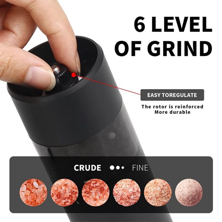 rechargeable-electric-pepper-grinder-usb-power-supply-adjustable-thickness-automatic-operation-with-one-hand