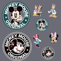 Disney Mickey Minnie Mouse Patches Iron On Hot Transfers Cartoon Clothing Patch DIY Sewing Clothes Bag Decration Sticker Gifts Haberdashery