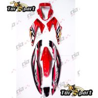 ชุดสี Sonic125 โซนิคตัวใหม่ งานABS สีสวย ประกอบสนิท tor part (แดง-ดำ)