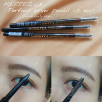 Merrezca Perfect brow Pencil ดินสอเขียนคิ้ว เมอเรสก้า แท้ 100% Merrezca เส้นเล็ก กันน้ำ กันเหงื่อ