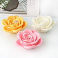 DIY Craft Molds Resin Casting Supplies Unique Candle Making Desktop Small Ornaments Decorative Gifts DIY Home Crafting Tools Blooming Peony Candle Mold