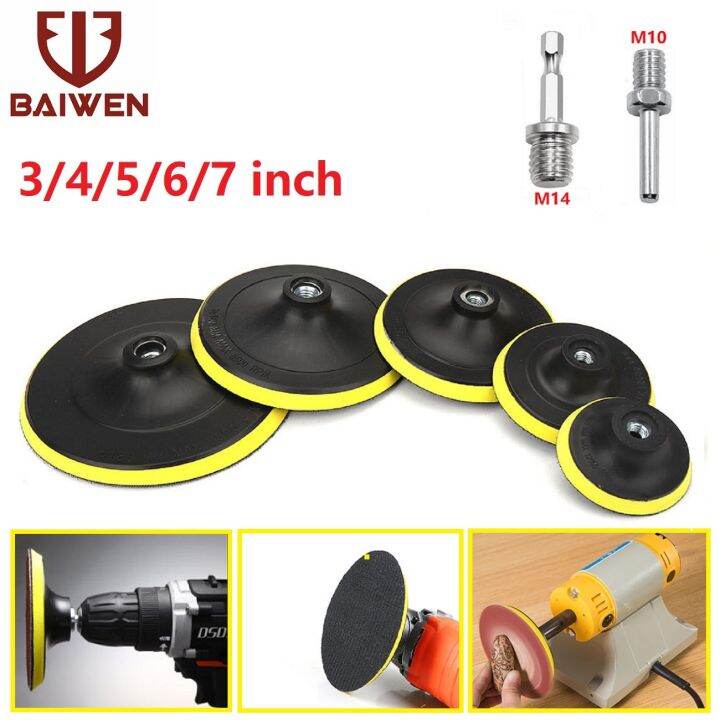 BAI WEN 3/4/5/6/7 Inch Selfadhesive Backing Pads Sanding Disc Backing