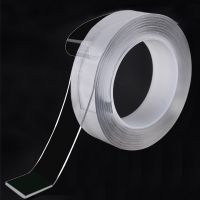 ✗ 1M/5Meter Nano Tape Double Sided Tape Transparent NoTrace Reusable Waterproof Adhesive Tape Cleanable Home