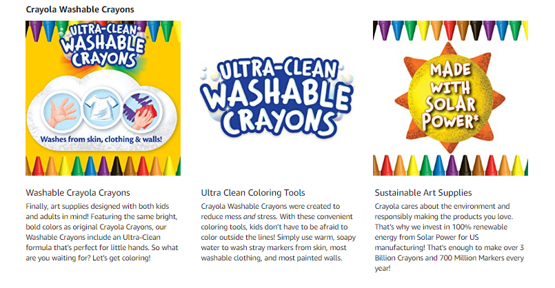 Crayola 64ct Ultra Clean Crayons Multicolor 2 Pack 