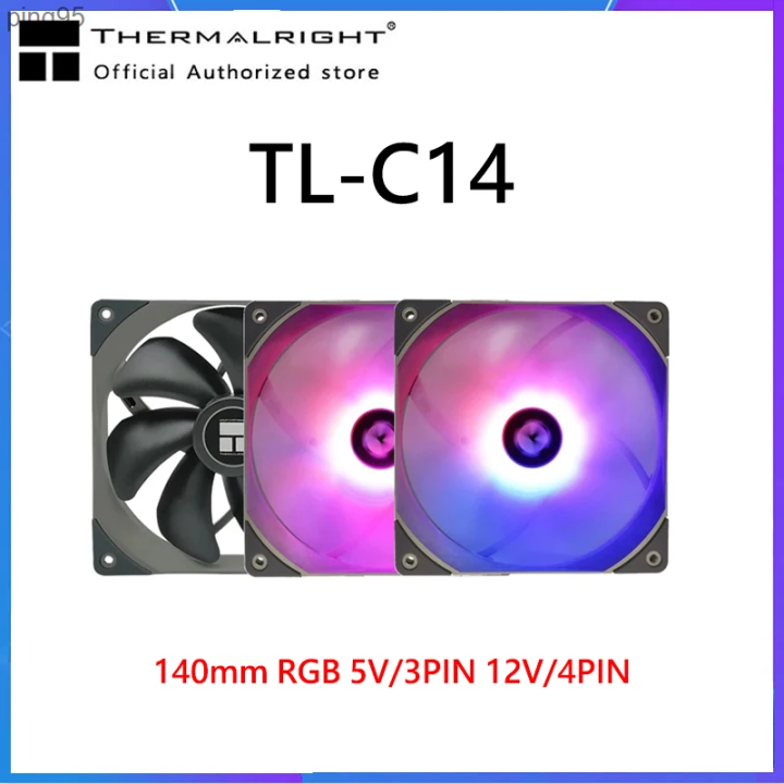 Thermalright tl c14 cpu cooling fan matt fan pwm silent computer case