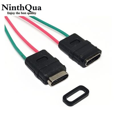【NEW Popular89】ตัวเชื่อมต่อ USB 3.1 1 10ชิ้น Type C 8Pin 2สายเชื่อม FRU Ring พอร์ตการชาร์จกระแสไฟสูง