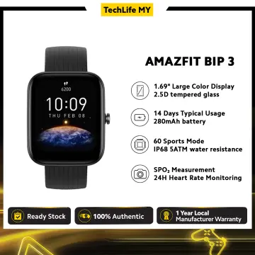 2023 New Amazfit Bip 3 Pro Smartwatch GPS 1.69'' Large Color Display 60+  Sports Watch Modes Smart Watch For Android IOS Phone