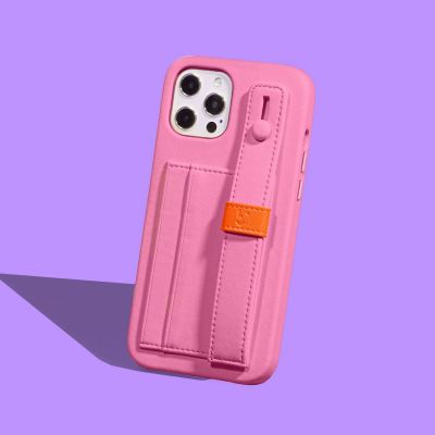 thelocalcollective Hand Strap case in Taffy Pink