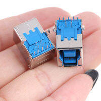 Ditur 10pcs USB 3.0 Type B ปลั๊กตัวเมีย JACK USB-B Right Angle AF Connector TERMINAL