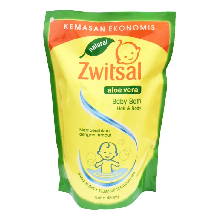 Zwitsal Baby Bath Aloe Vera Refill 450Ml | Lazada Indonesia