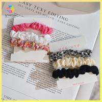 LJ5FD14O 3pcs อีลาสติก ผ้าชีฟองเส้นด้าย scrunchies ที่มัดผม แฟชั่นสำหรับผู้หญิง ยางรัดผม ฤดูร้อนฤดูร้อนฤดูร้อน หางม้าหางม้า เชือกมัดผม สำหรับผู้หญิง