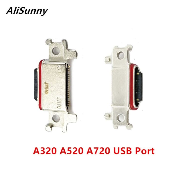 Alisunny แท่นชาร์จยูเอสบี5ชิ้นหัวต่อซัมซุง A520 A320กาแล็กซี่ที่ชาร์จ A720พอร์ตไมโครซ็อกเก็ต A3 A5ชิ้นส่วน A7