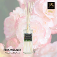 Phruksa Spa ก้านไม้หอมปรับอากาศ กลิ่นสวนดอกไม้กลางสายฝน (Refill Reed Diffuser 100 ml. Garden&amp;Rain) |ก้านไม้หอมกระจายกลิ่น |น้ำหอมบ้าน แถมฟรี! ก้านไม้หวาย