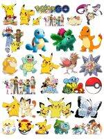 New Pokémon patches for children Clorhing stickers stripes appliques heat transfer vinyl Stickers Labels