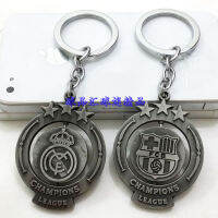 5ชิ้น/เซ็ตพวงกุญแจฟุตบอลจี้จริง Sagitds CFS เคสมือถือแบบ F.CS Chelseas F. C. จี้ทีมฟุตบอลโลหะโบราณ