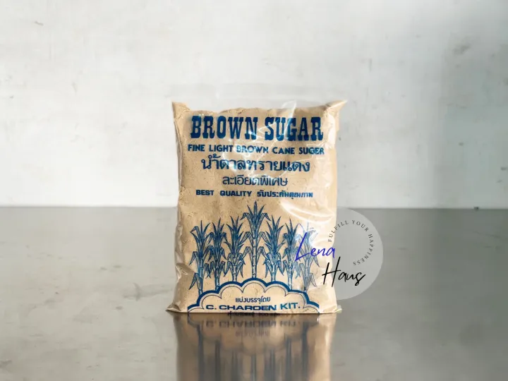 Fine Light Brown Cane Sugar น้ำตาลทรายแดง ละเอียดพิเศษ สีอ่อน ขนาด 500