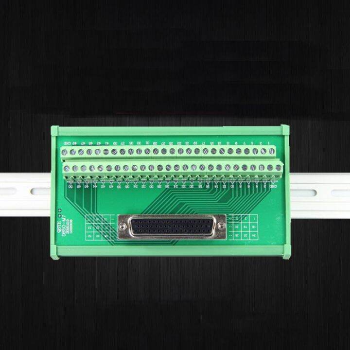 DB50P Female Terminal Block 50 Pin Double Layer Adapter D-SUB50 Relay ...