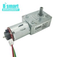 Bringart เข้ารหัสหนอน Gy-370b มอเตอร์เกียร์12V จอ Dc 24V ตัวเข้ารหัสขนาดเล็ก6Rpm แรงบิดสูง90Rpm ไมโคร Motor Listrik