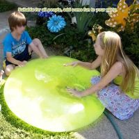 Kids Bubble Ball Balloon Blowing Transparent Bubble Inflatable Ball Games Outdoor Toys Baby Shower Water Filled Ball Toy Gifts Balloons