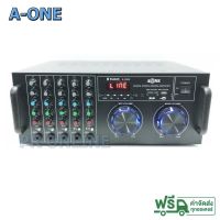 A-ONE เครื่องขยายเสียง คาราโอเกะ เพาเวอร์มิกเซอร์ 300W BLUETOOTH USB MP3 SD CARD FM RADIO รุ่น K3000