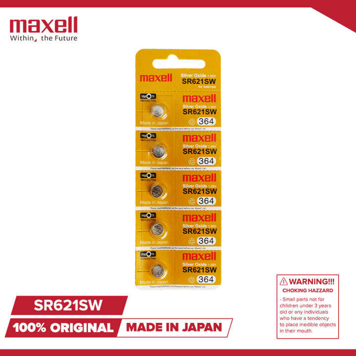 Maxell SR621SW Silver Oxide Battery Lazada PH