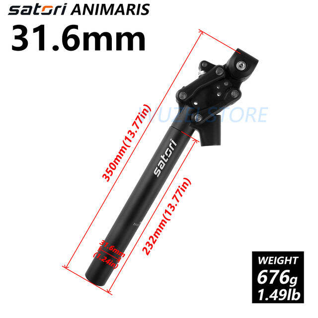 satori-จักรยาน-damping-seatpost-mountain-จักรยานที่นั่งโพสต์27-2-28-6-30-0-30-4-30-9-33-9-31-6มม-350มม-ปลอม-al6061สีดำ-seatpost