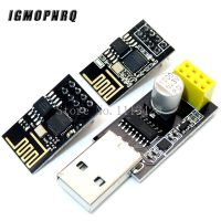 ✉ ESP01 programcı adaptörü UART GPIO0 ESP-01 Adaptater ESP8266 CH340G USB ESP8266 seri kablosuz Wifi geliştirme devre kartı modülü