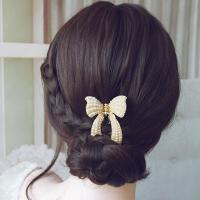 Pearl Butterfly Hair Clip Fashion Womans Hair Accessories Style Korean Claw Hair X1M8