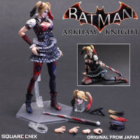 Model โมเดล ของแท้ 100% Square Enix Play Arts Kai จากเกม Batman Arkham Knight แบทแมน อาร์คแฮมไนท์ สงครามสุดท้ายอัศวินรัตติกาล Harley Quinn ฮาร์ลีย์ ควินน์ Ver Original from Japan Figma ฟิกม่า Anime ขยับแขน-ขาได้ อนิเมะ การ์ตูน มังงะ Figure ฟิกเกอร์