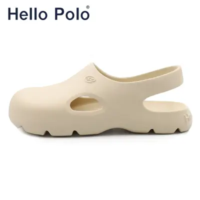 Hello Polo รองเท้าแตะ รองเท้าหัวโต รัดส้นหัวโต รองเท้านิ่มเหมือนเหยียบขี้ กันลื่น พื้นหนา รองเท้าแตะลําลอง ในร่มและกลางแจ้ง ผู้หญิง HP8008