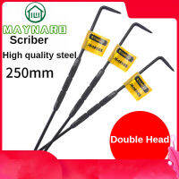 อุปกรณ์คัดลอก Scribing เข็มยาว250มม.,ข้อศอก Scribing เข็มแผ่นโลหะ Double-Ended เครื่องหมายโลหะ Fitter S Tip,Double Pointed Scriber,