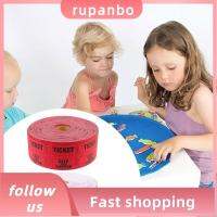 RUPANBO039392692 กระดาษเคลือบสี ตั๋วแรฟเฟิล บัตรกำนัลแรฟเฟิล ตั๋วสนามเด็กเล่นตั๋ว ม้วนป้าย สากลสากลสากล สีทึบทึบ ตั๋วเหตุการณ์ ปาร์ตี้งานปาร์ตี้