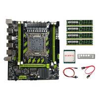 X79G LGA2011 Motherboard+E5 2670 V2 CPU+4X4G DDR3 RAM+SATA Cable+Switch Cable+Baffle M.2 NVME PCI-E X16 6XUSB2.0 SATA3.0