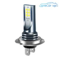 หลอดไฟไฟหน้ารถมอเตอร์ไซค์แบบ LED H7 12V 24V สำหรับรถยนต์30000LM ไฟหน้ารถแสงไฟขาวจัด IP67กันน้ำไฟสูงต่ำ6000K สำหรับอุปกรณ์ตกแต่งยานพาหนะ