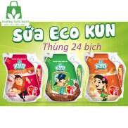 THÙNG 24 BỊCH 110ML SỮA TRÁI CÂY LIF KUN - Thùng vị nho