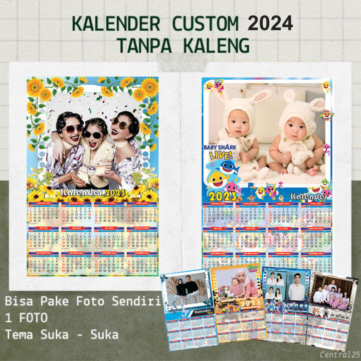 Kalender Foto Custom 2024 Lengkap Masehi Hijriyah Jawa Satu Foto Sendiri Idol Tanpa Kaleng 1357