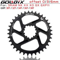 MTB จักรยานเสือภูเขา chainring แคบกว้าง chainwheel 32 ครั้ง 34 ครั้ง 36 ครั้ง 38 ครั้งสำหรับ SRAM GXP xx1 X9 XO X01 GX Eagle NX 10 11 12 ความเร็ว crankset