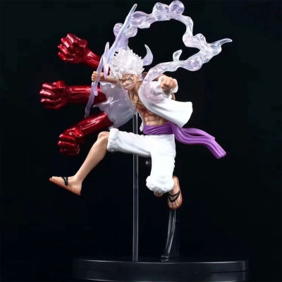 One Piece Luffy Anime Figure PVC Classic Character Wano Version Gear for Anime Fans Festival Gift