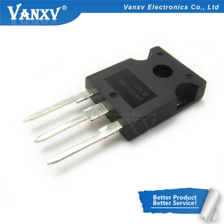 thumbnail image 2 of Pack Of 5pcs) MBR40100PT ASEMI TO-247/3P Package Schottky Barrier Diode 40a 100v With Heat Sink For Transformer 2 of 10