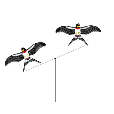 Free Shipping 10pcslot dynamic swallow kite wholesale movable wings flying outdoor toys for children kite factory weifang kite