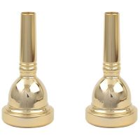 2X Alto Trombone Copper Mouthpiece Mouth Piece 6.5AL Gold