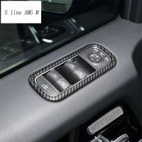 Car Door Window Lift Button Switch Frame Cover Stickers Trim Auto Accessories For Mercedes Benz G Wagon G Class W463 G55 G63 G65