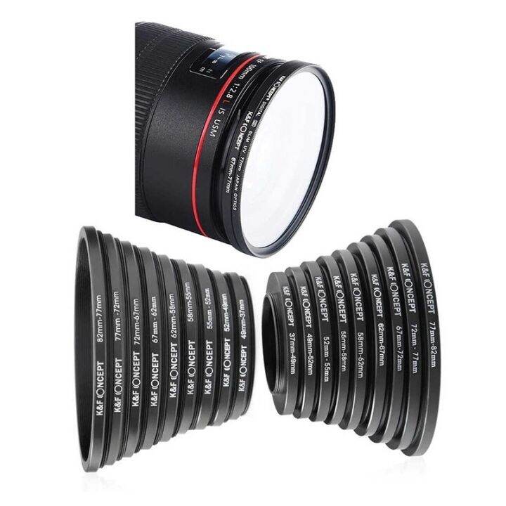 k-amp-f-18-in-1-lens-filter-ring-adapters-kit-k-amp-f-sku0629-แหวนแปลงหน้าเลนส์เพื่อใส่ฟิลเตอร์