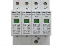 คุณภาพดีเยี่ยม ฟ้าผ่าไม่กลัว กลัวไม่ผ่า ไม่กลัวการสาบาน AC Surge Protection ตัวป้องกันฟ้าผ่า Suntree AC 3 เฟส 4 pole มีเก็บเงินปลายทาง