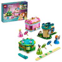 Ensemble de robes en diamant LEGO Disney Princess, Aurora Merida et Tiana, Creations enchantées, 43203, 2 boîtes à bijoux unisexe