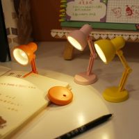 Mini Book Light Foldable LED Table Desk Book Reading Lamp for Home Room Computer Notebook Laptop Night Lights Eye Protections Night Lights