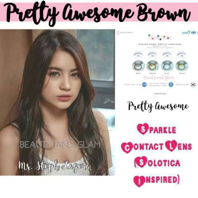 YR&Pretty Awesome 14.5mm Solotica Inspired Contact Lens Lazada PH