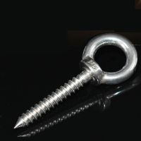 HQ ST01 Stainless Steel 304 Eye Nut Self Tapping Screw Sheep Eye Round Ring Self Tapping Screw Hook