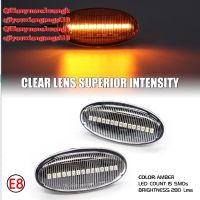 ไฟ LED แบบไดนามิกบังโคลนข้างไฟเลี้ยวสีเหลืองเครื่องหมายต่อเนื่องสำหรับ MAZDA 3 2 5 MPV (10)