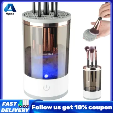 Premium Makeup Brush Cleaner Dryer Super-Fast Electric Brush Cleaner Machine  Automatic Brush Cleaner Spinner Makeup Brush Tools